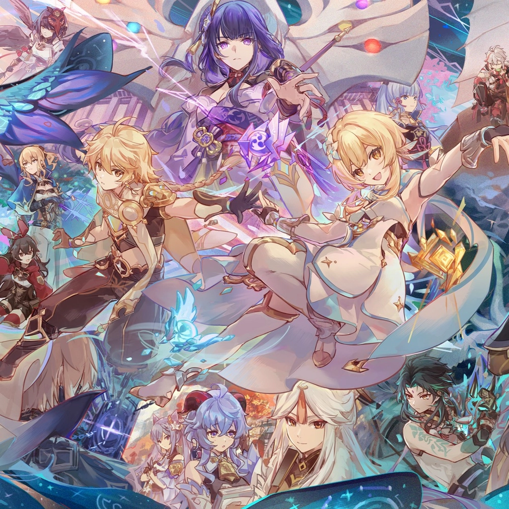 ảnh anime nữ genshin impact thu hút 