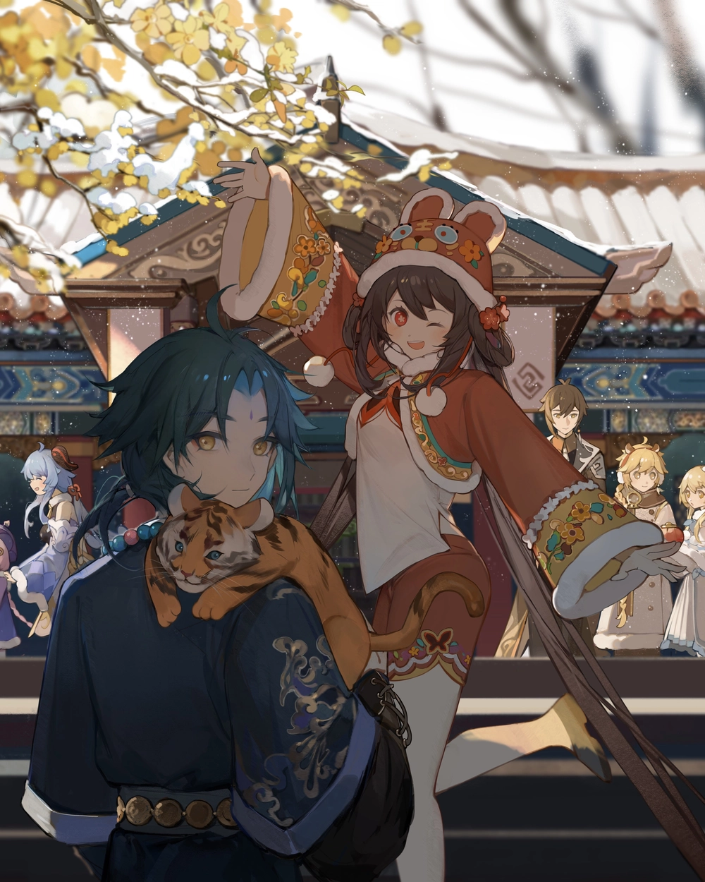 ảnh anime genshin impact chân thực