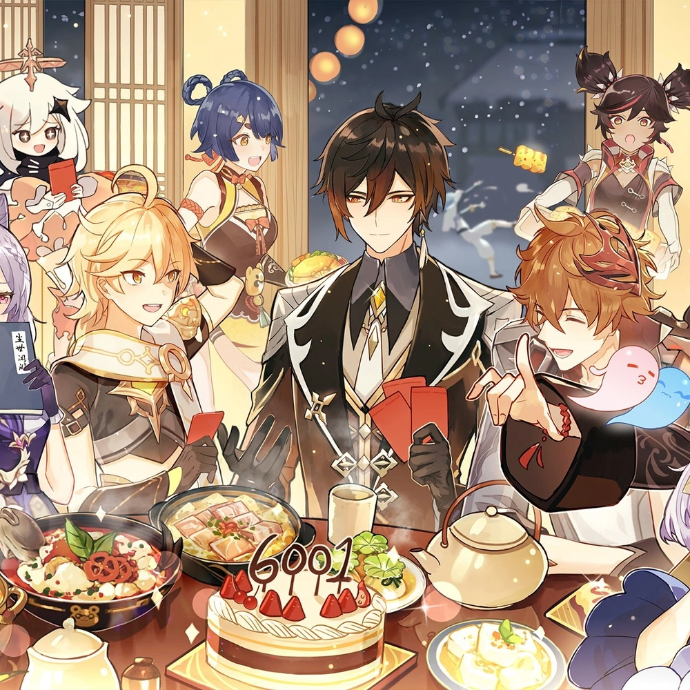 hình ảnh anime genshin impact tuyệt đẹp 