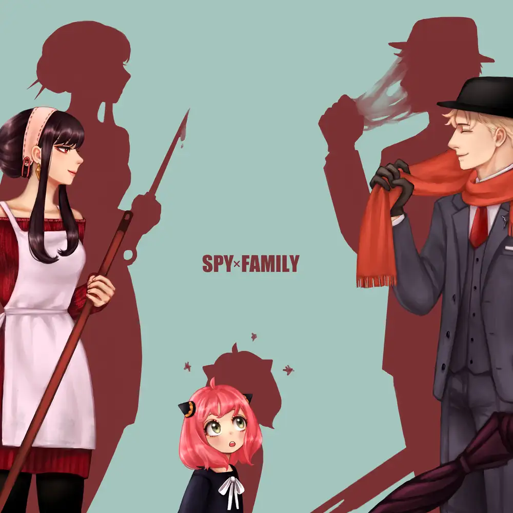ảnh anime gia đình spy-family