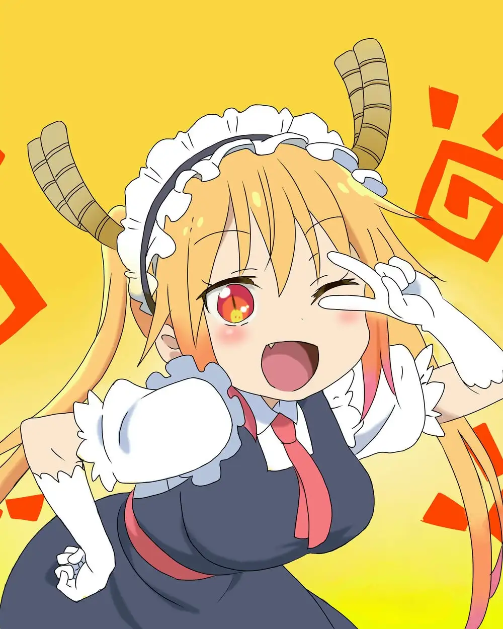 ảnh anime nữ hầu gái trong bếp