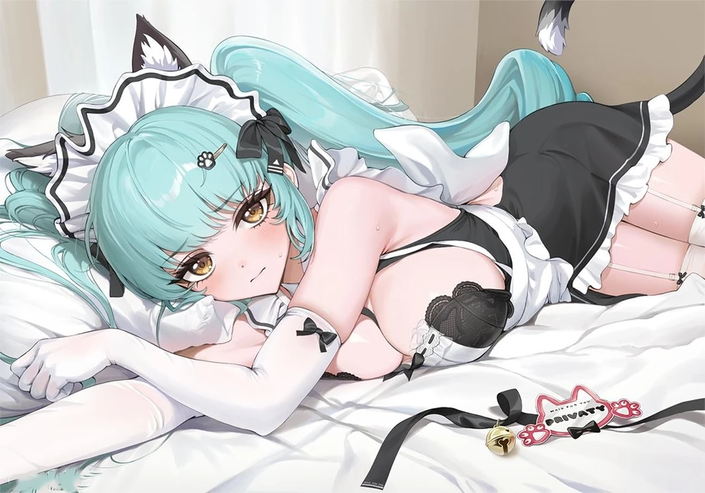 ảnh anime hầu gái mèo
