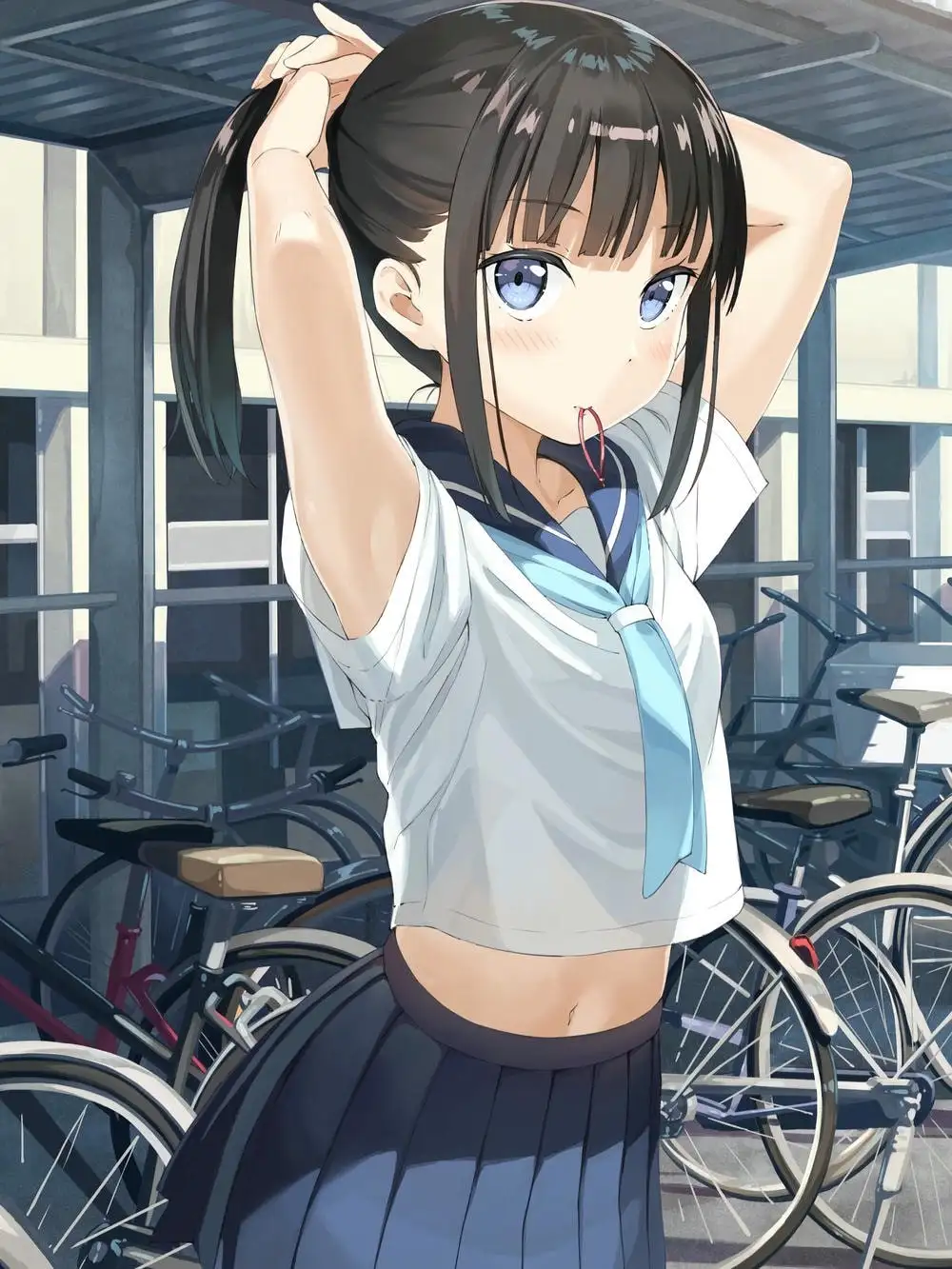 ảnh anime học sinh trẻ trung 