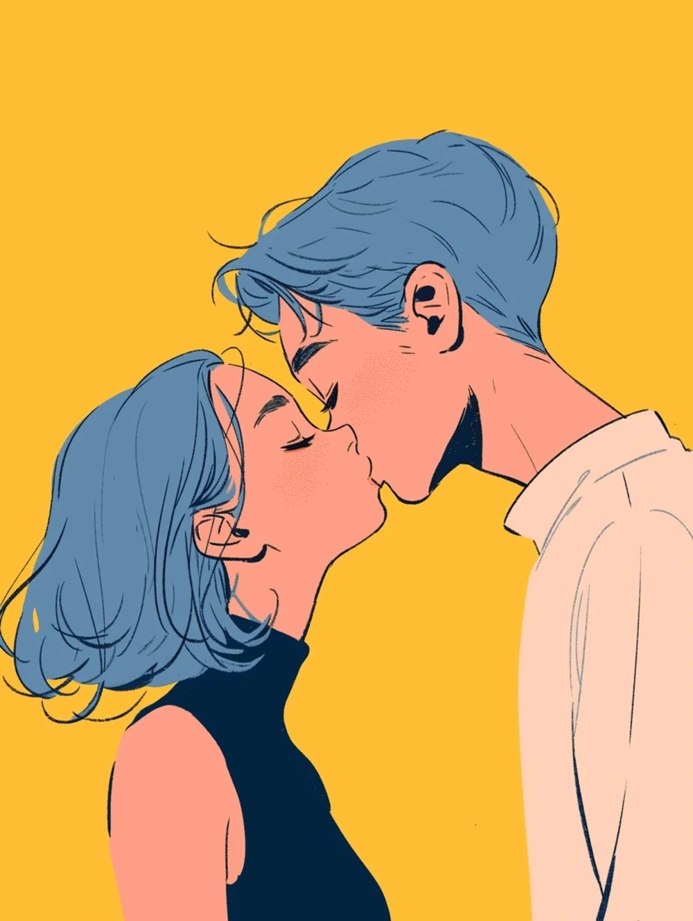 ảnh anime hôn lãng mạn