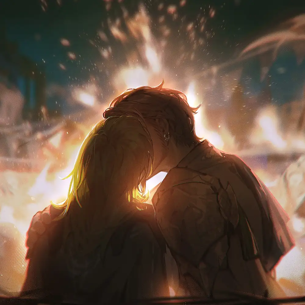 ảnh anime hôn nhau cực đẹp 