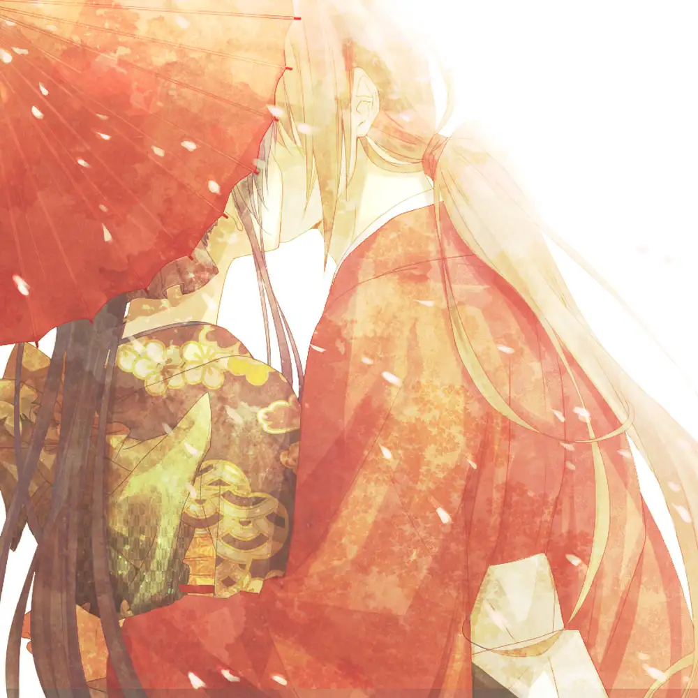 ảnh anime nữ hôn nhau độc đáo 