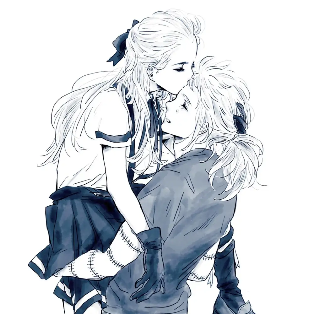 ảnh hôn môi anime trong phim nổi tiếng 