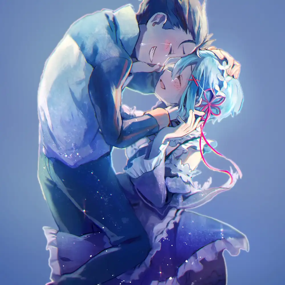 ảnh anime nam nữ hôn nhau