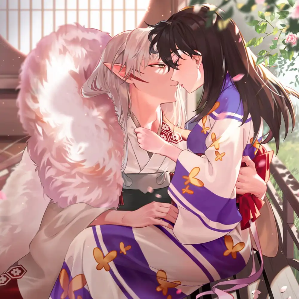 ảnh anime hôn nhau cute đẹp mắt 