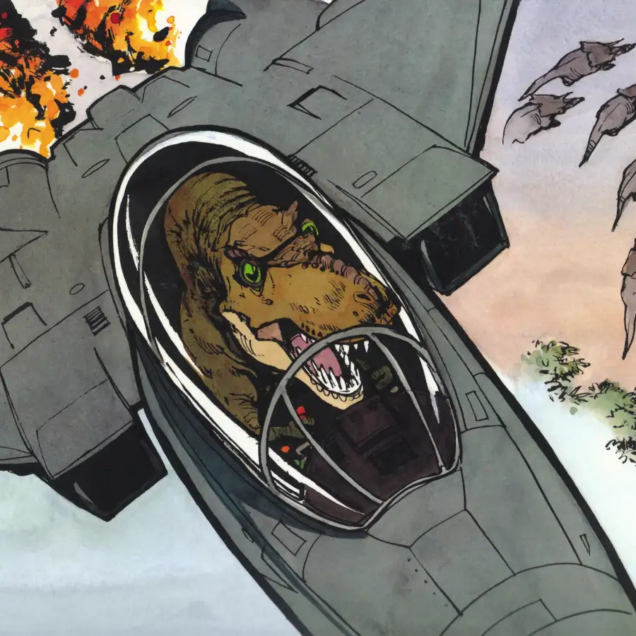 ảnh anime khủng long vui nhộn 