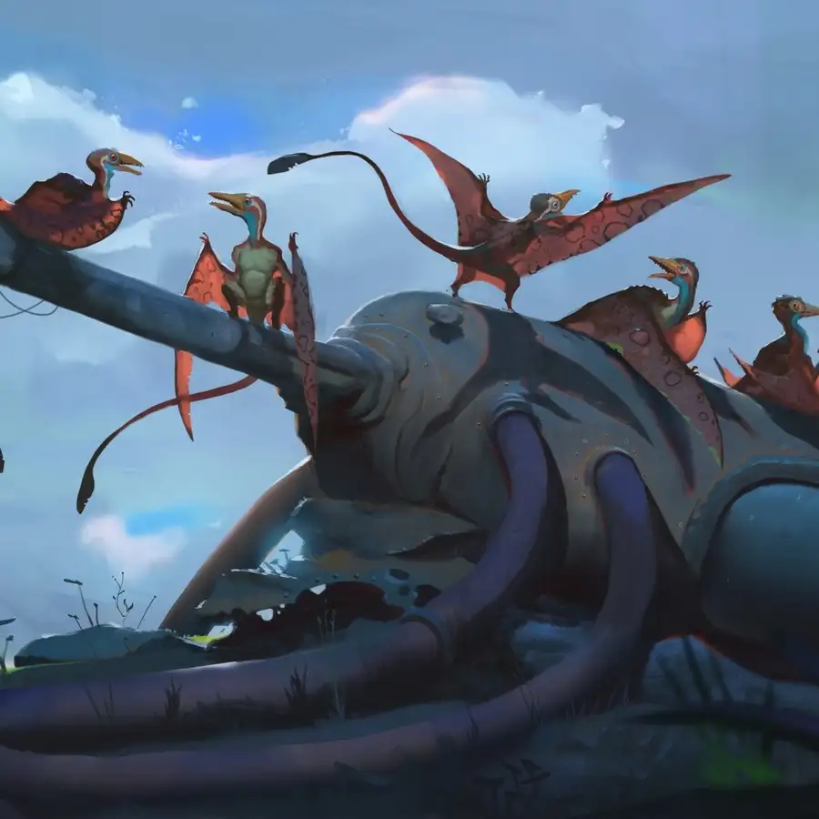 ảnh khủng long anime vui tươi, ngộ nghĩnh 