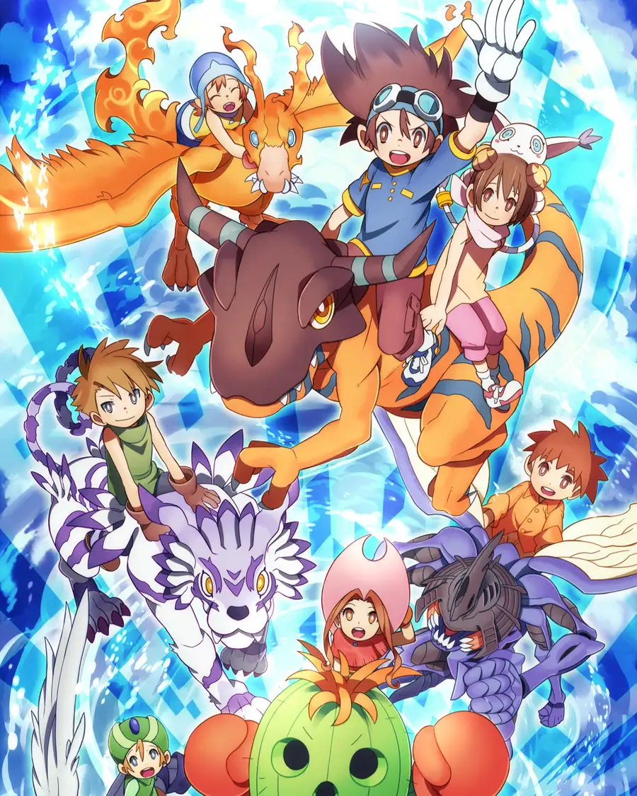 anime khủng long cute màu sắc 