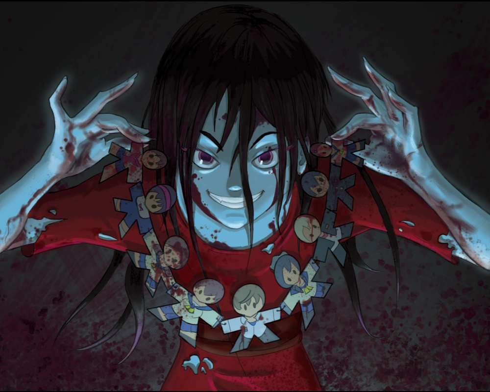 ảnh anime ma kinh dị rùng rợn 