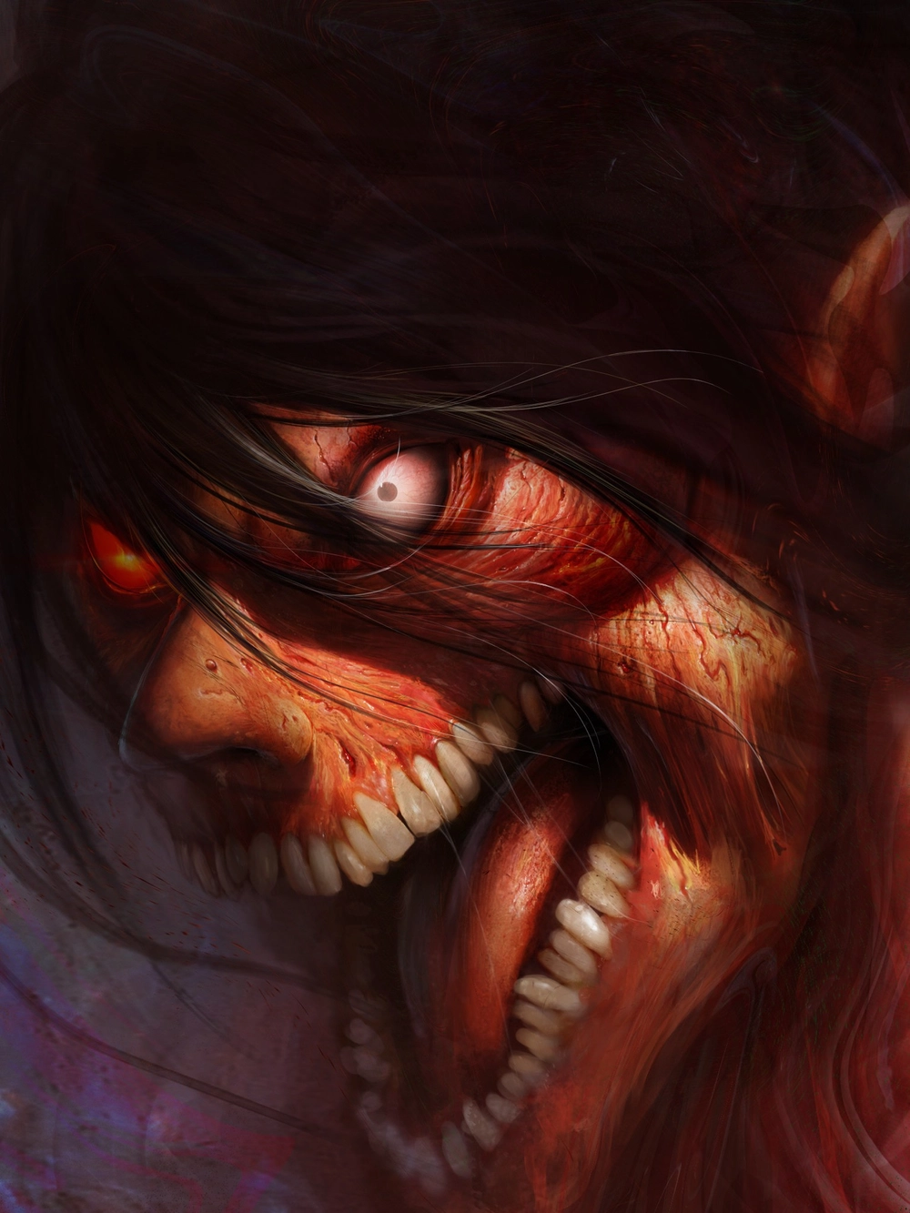 ảnh anime ma kinh dị lạnh gáy 