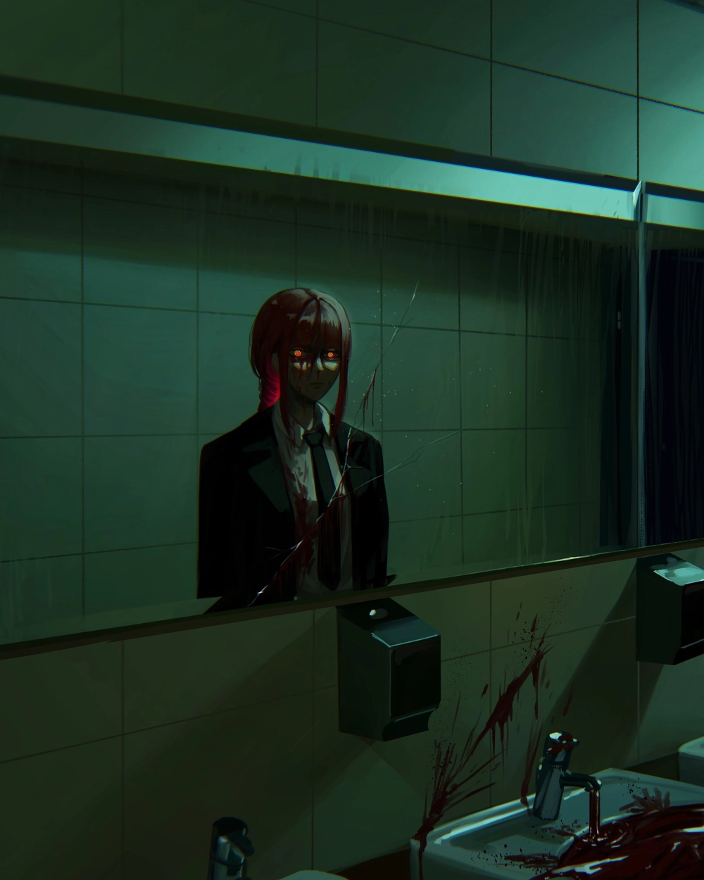 hình anime kinh dị nữ ma mị 