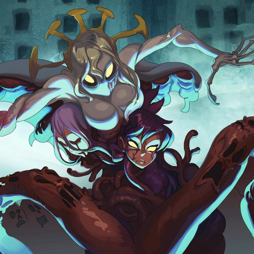 hình ảnh anime kinh dị nữ kỳ bí 