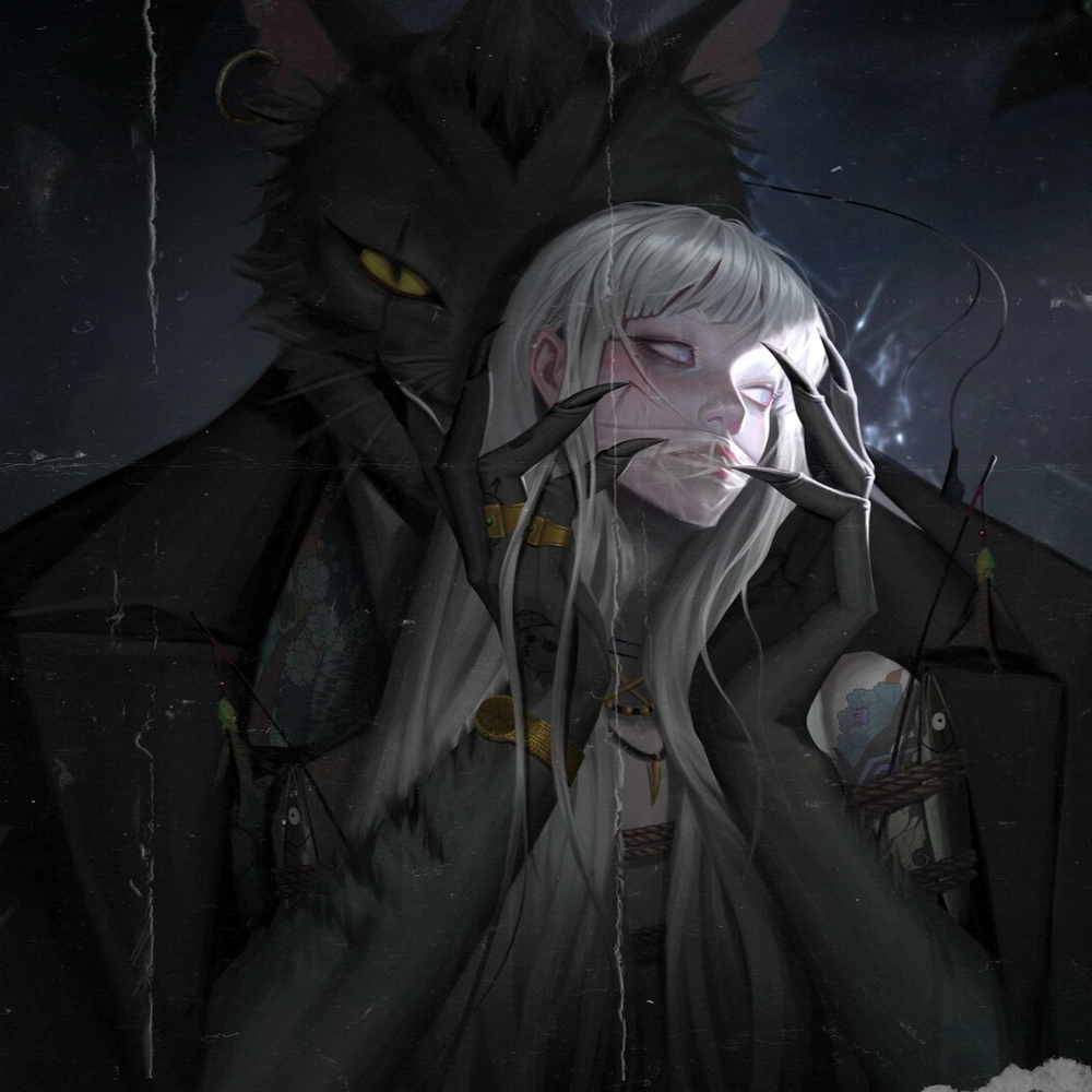 hình ảnh anime kinh dị nữ ma mị 