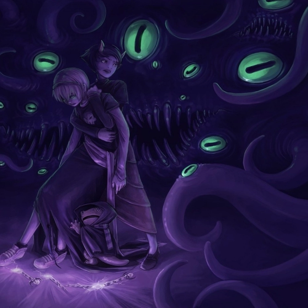 ảnh anime kinh dị huyền bí 