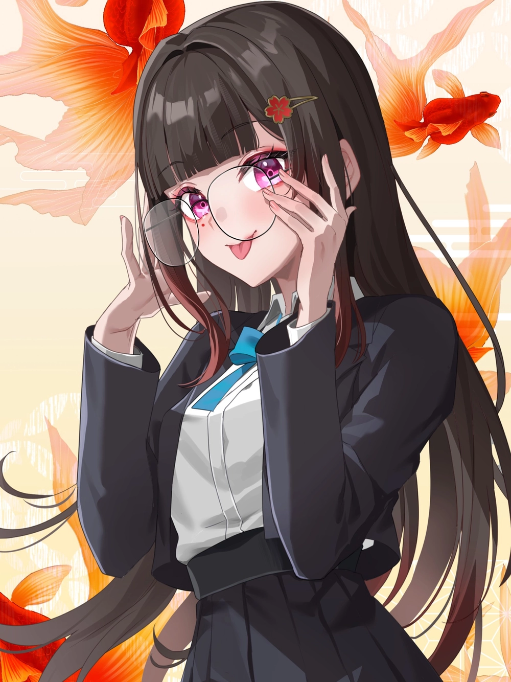 ảnh anime lè lưỡi dễ thương 