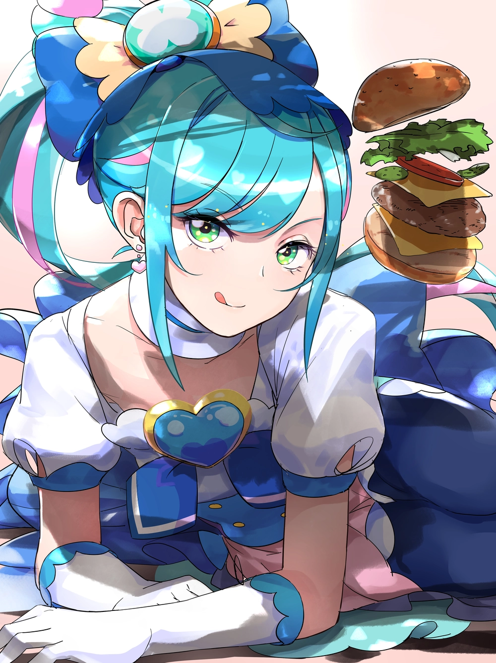 ảnh anime nữ lè lưỡi cute 