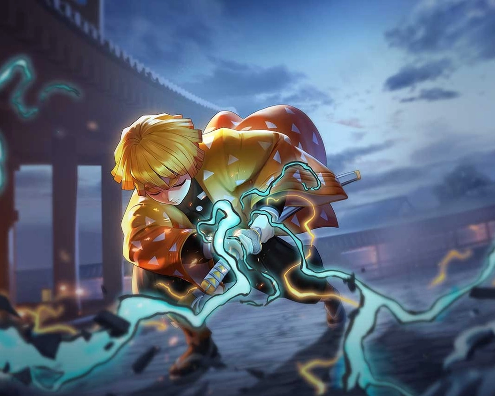 ảnh anime liên quân màu sắc ấn tượng 