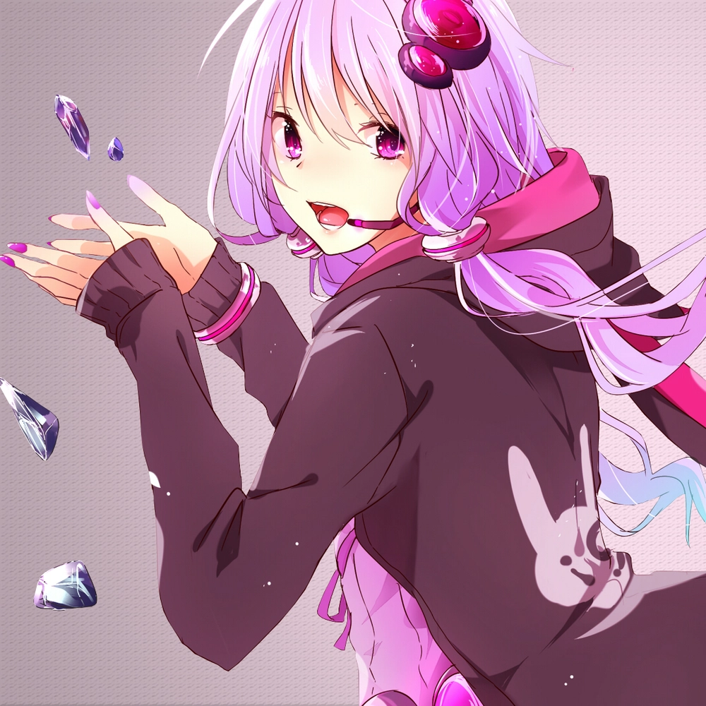 ảnh anime màu hồng dễ thương 