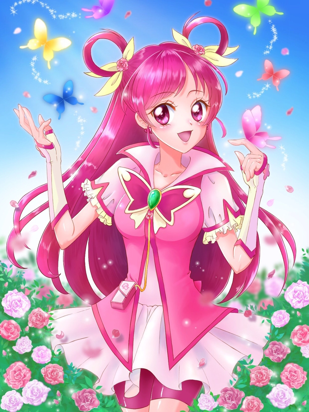 anime màu hồng fantasy 