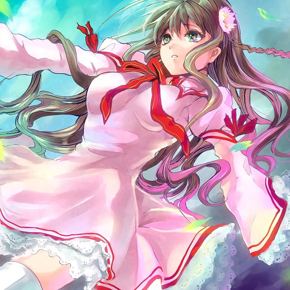 hình ảnh anime nữ màu hồng phong cách kawaii