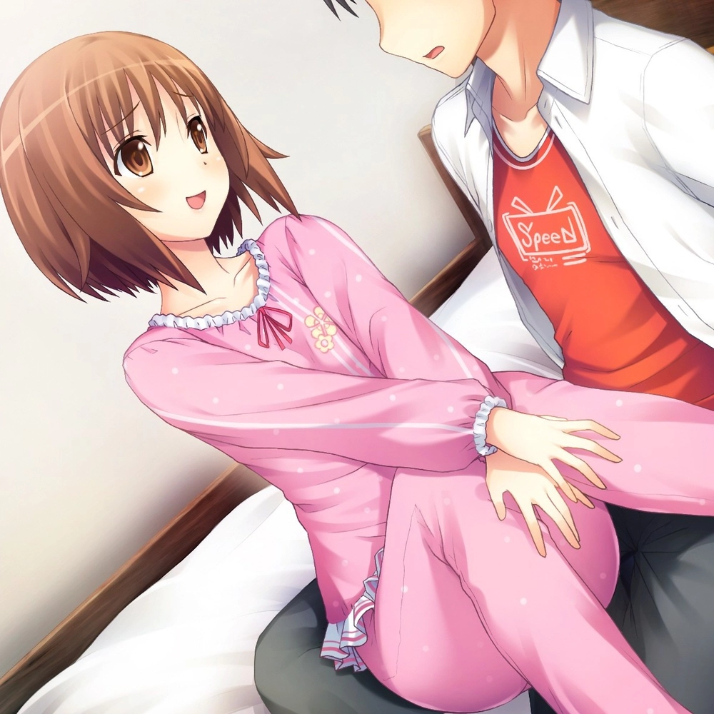 anime màu hồng với nhân vật nữ xinh đẹp 