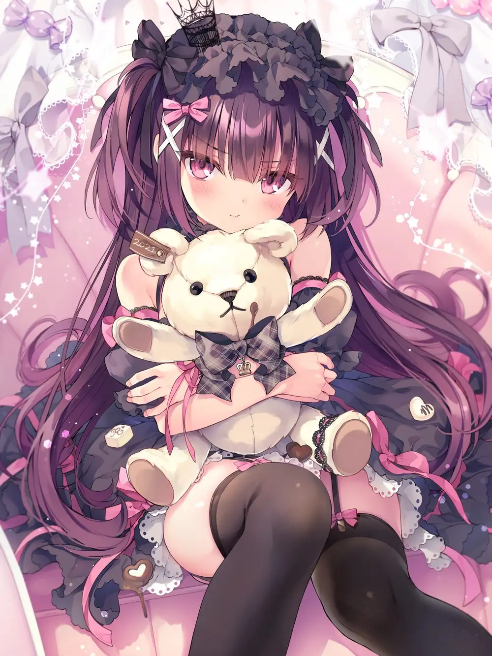 ảnh màu tím anime