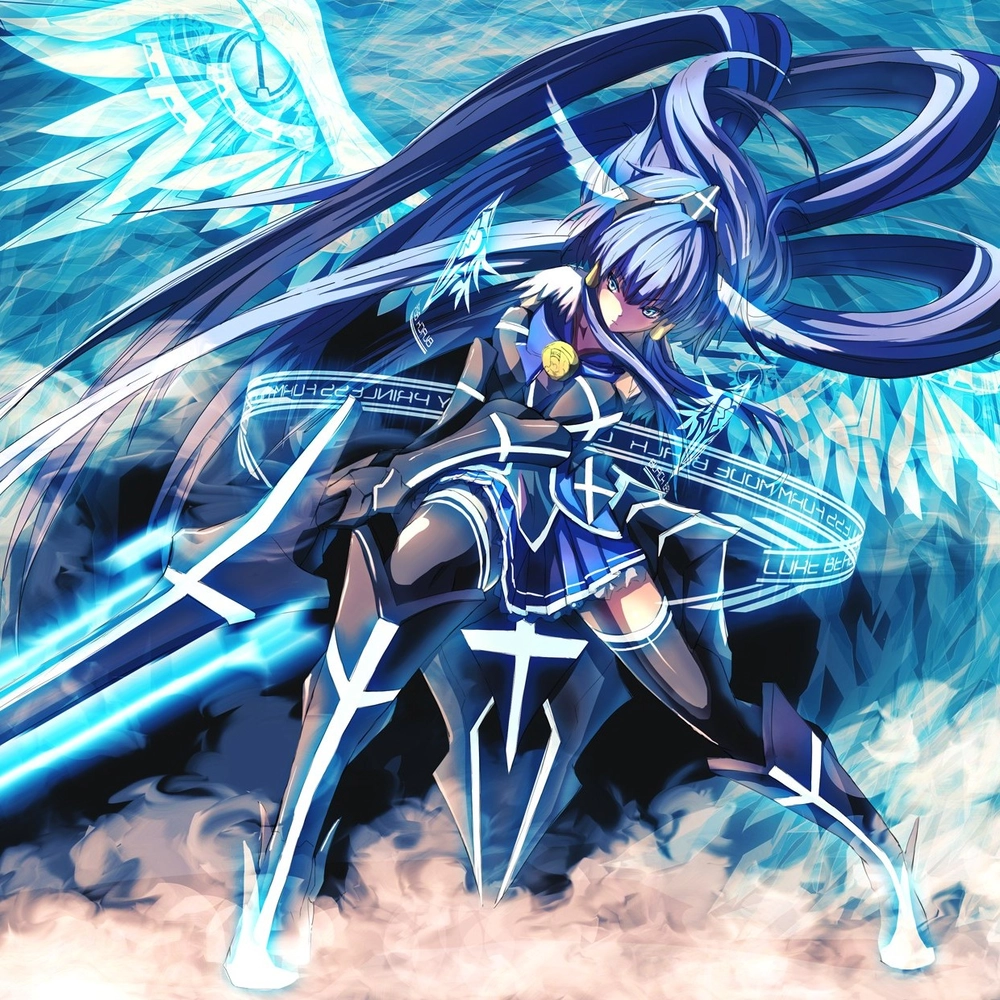 ảnh anime xanh dương cực chất 