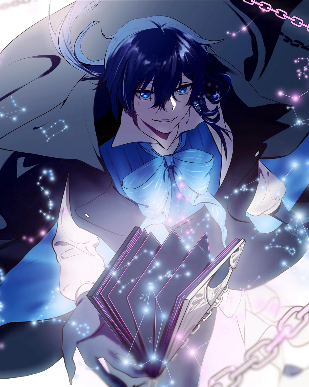 ảnh anime xanh dương có độ phân giải cao 