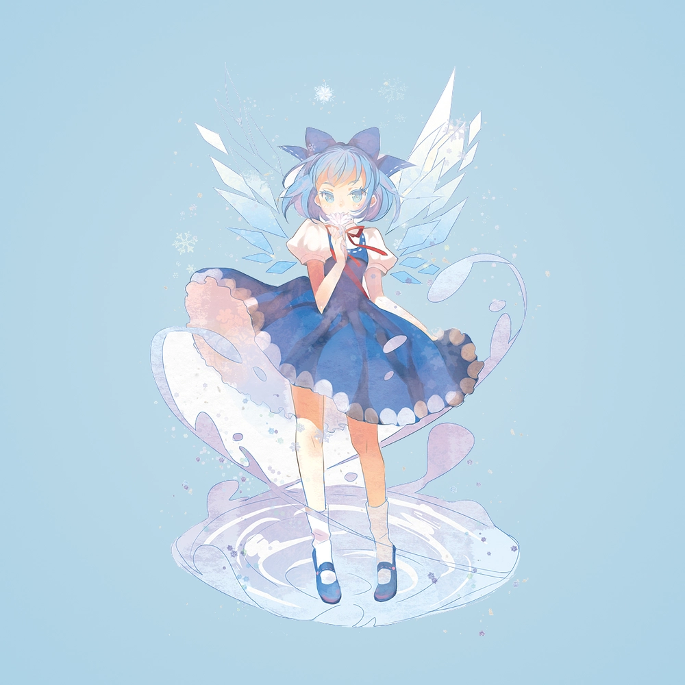 ảnh anime xanh dương sắc nét 