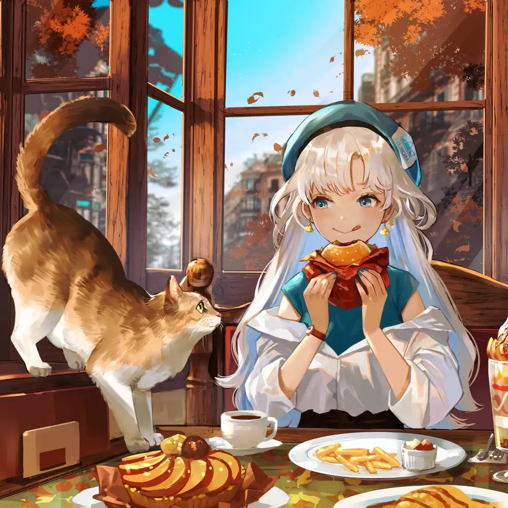 anime mèo dễ thương 