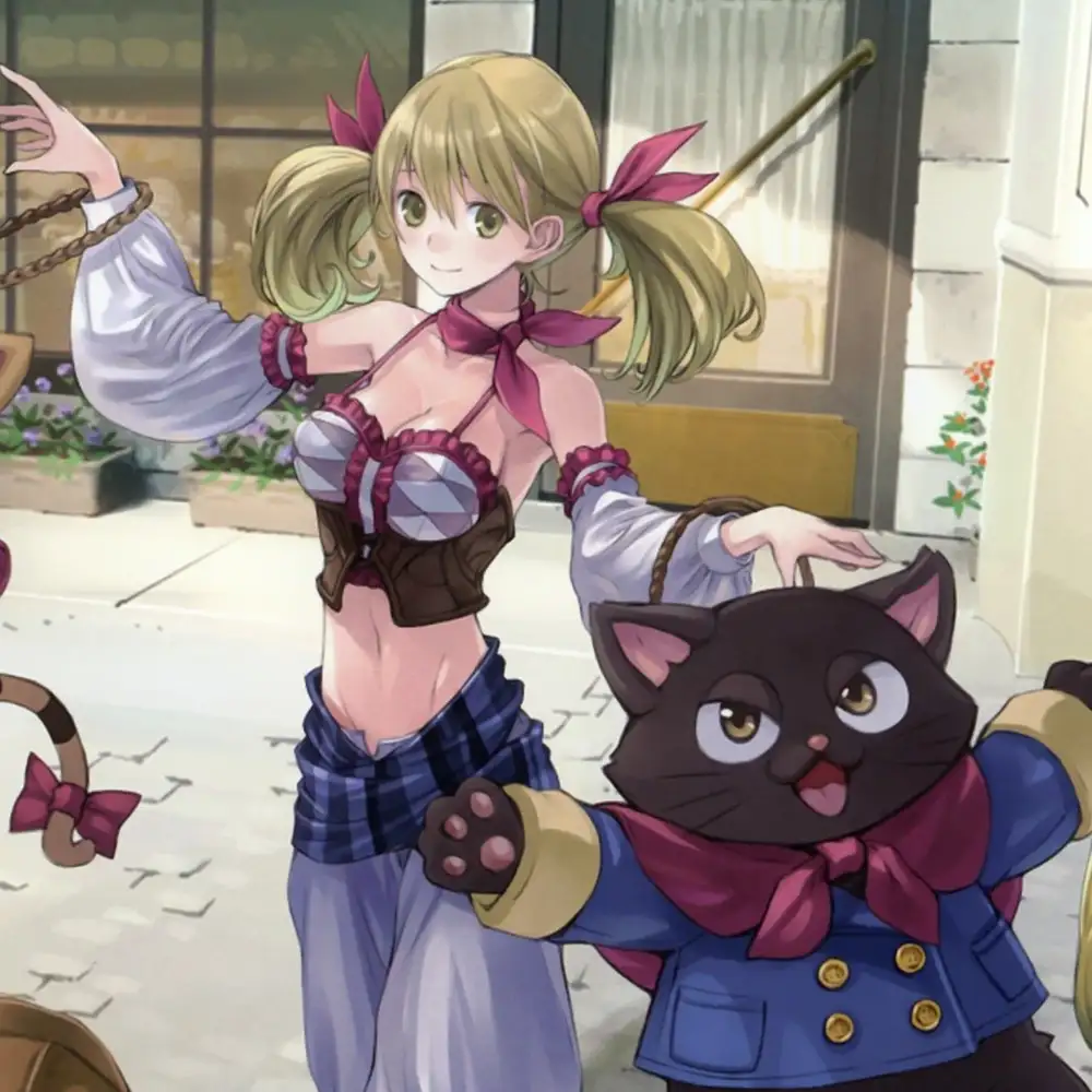 ảnh mèo anime cử chỉ ngây thơ 