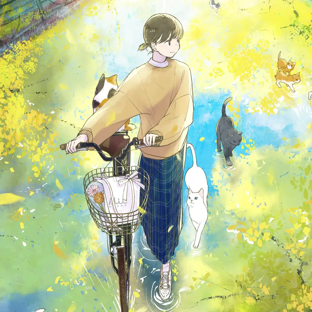 ảnh mèo anime đáng yêu 