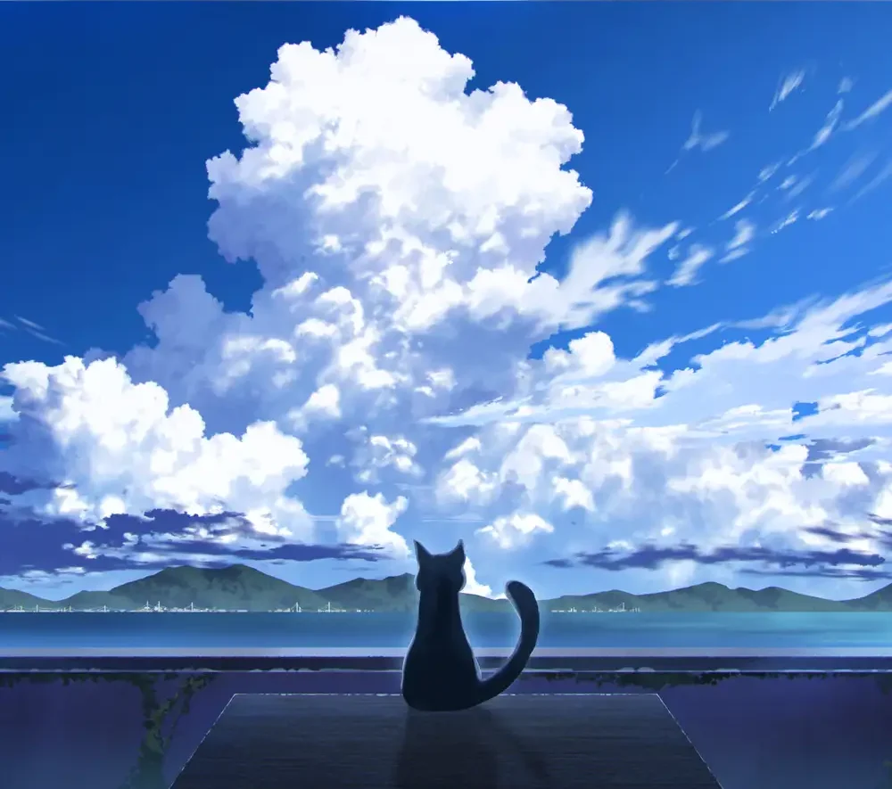 anime con mèo dễ thương 