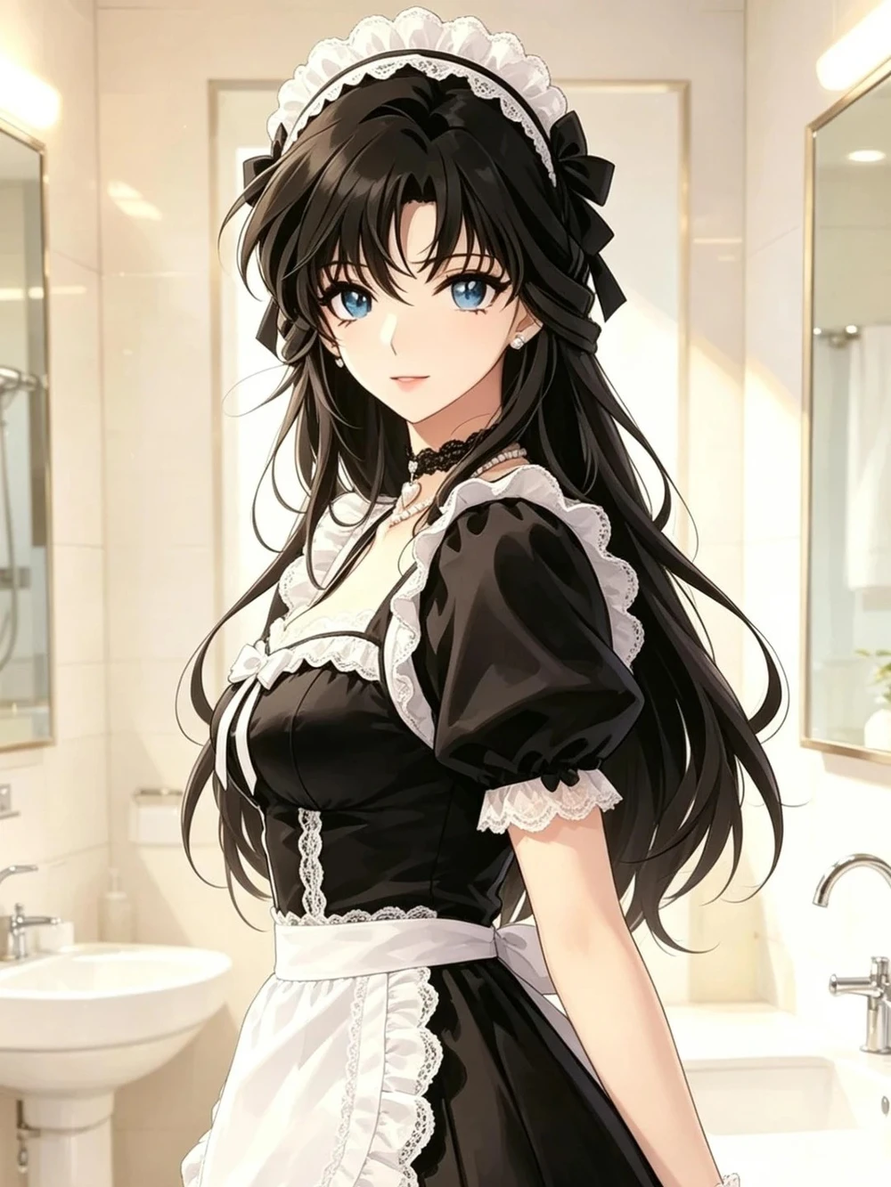 ảnh anime nữ hầu gái 12