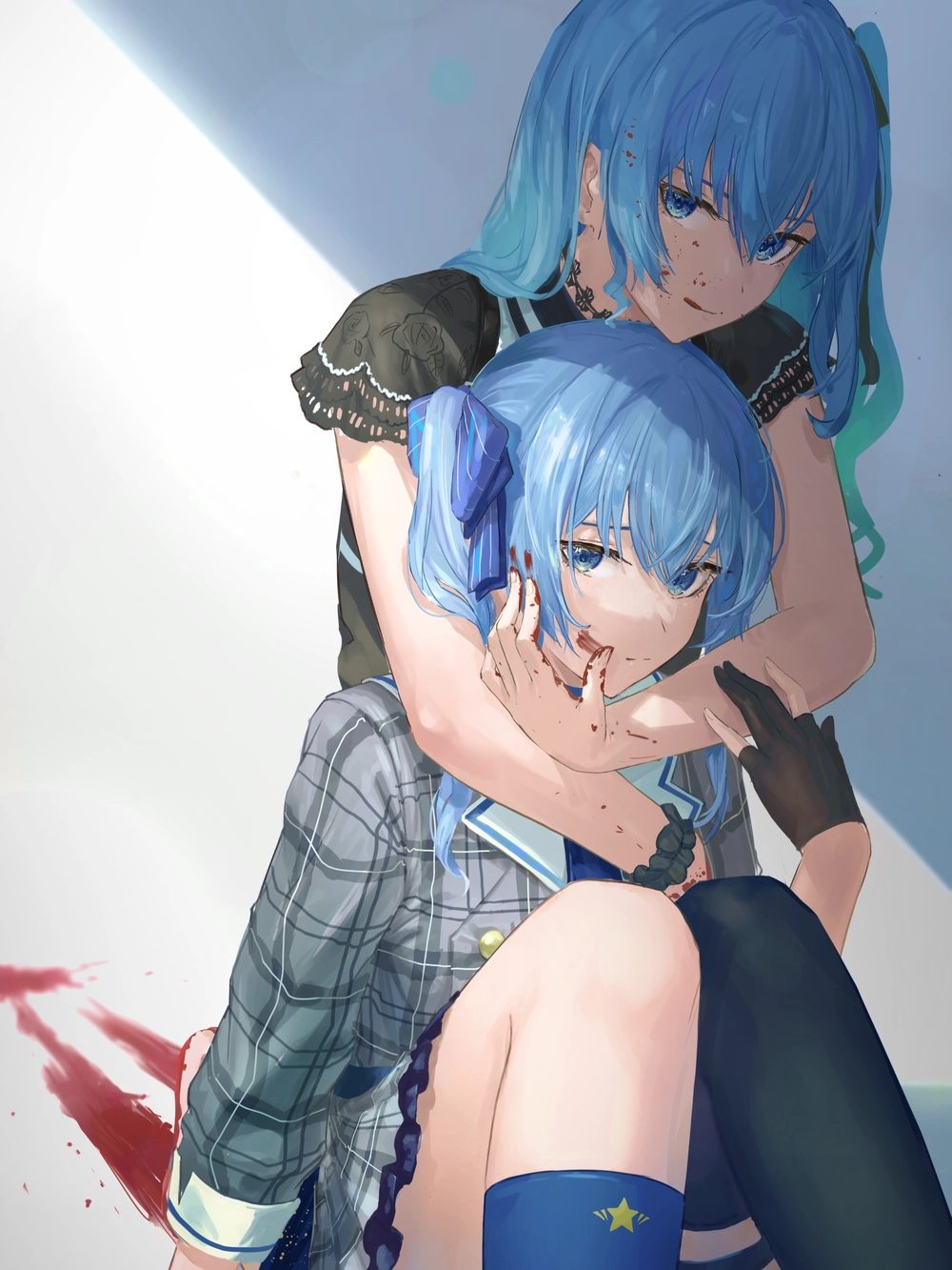 ảnh anime nam nữ ôm nhau đầy cảm xúc 