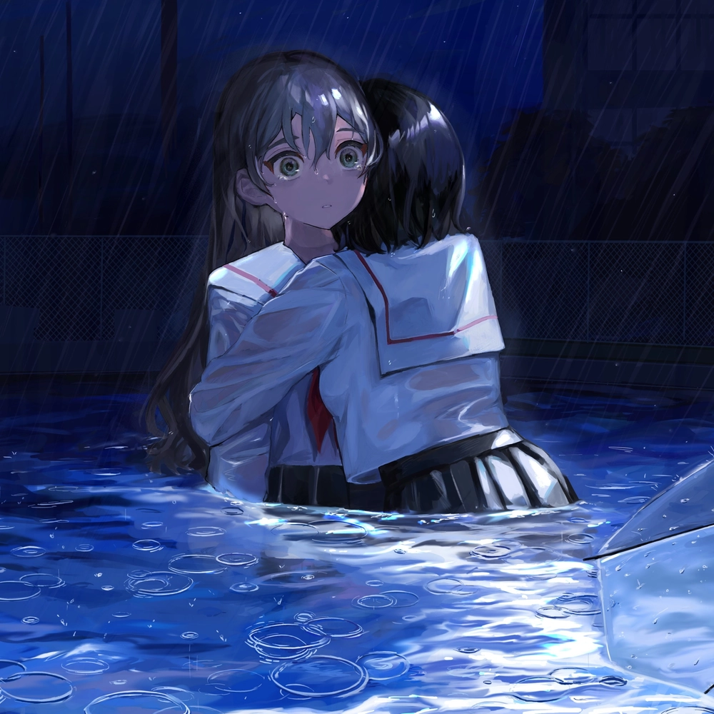 ảnh anime nam nữ ôm nhau cực tình cảm 