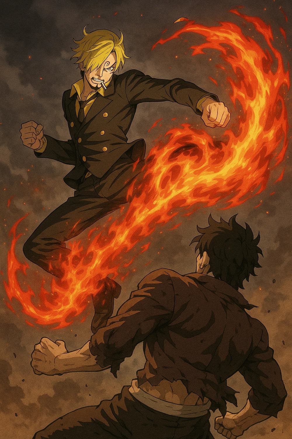 one piece ảnh mang phong cách hải tặc