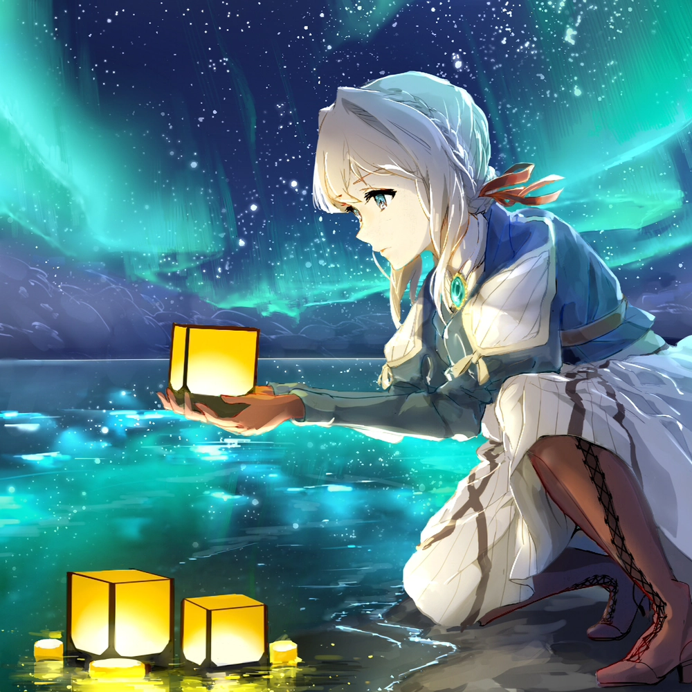 hình anime sáng rực rỡ