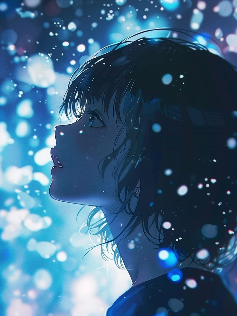 ảnh anime phát sáng độc đáo 