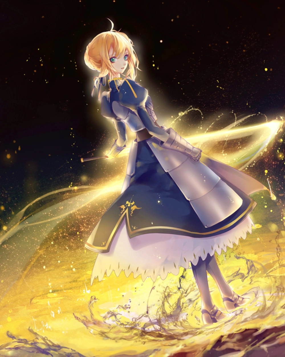 ảnh anime sáng rực 