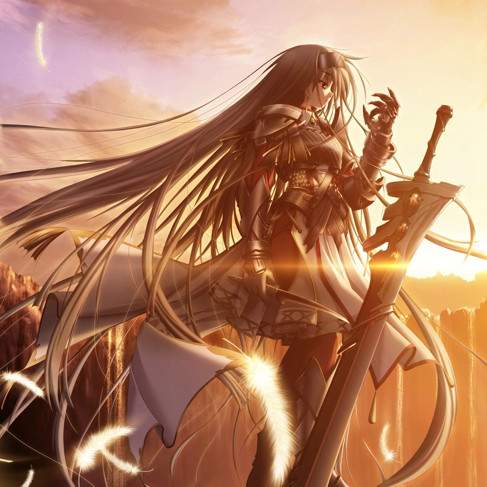 hình anime phát sáng lấp lánh