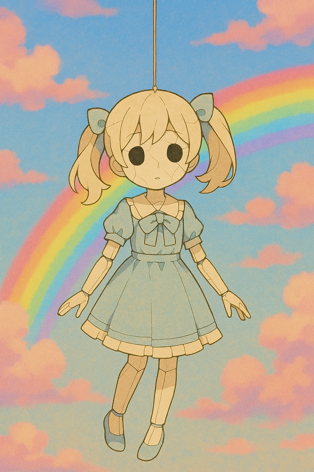 ảnh anime vô tri cute khiến người xem bật cười