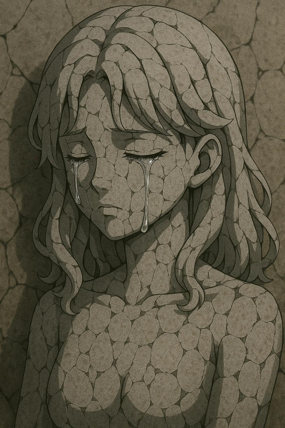 ảnh anime vô tri cute biểu cảm vô hồn