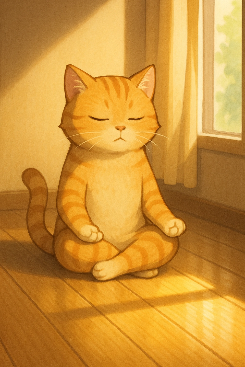 ảnh mèo anime vô tri biểu cảm đơn giản mà hài