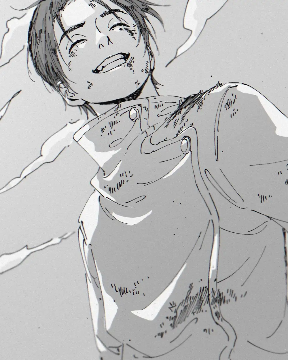 ảnh yuta trắng đen ấn tượng 