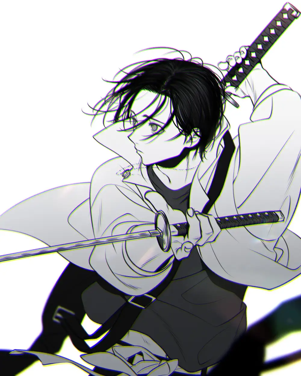 ảnh yuta trắng đen nghệ thuật 